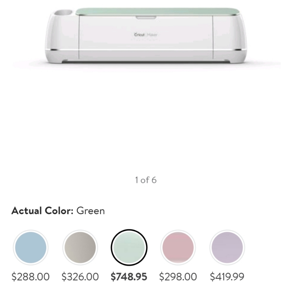 Cricut maker (mint)